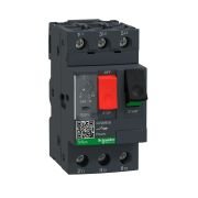 GV2ME05 Motor circuit breaker, TeSys Deca, 3P, 0.63 to 1A, thermal magnetic, screw clamp terminals, button control