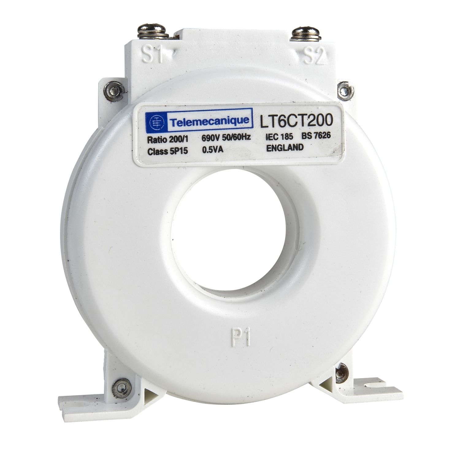 LT6CT2001 current transformer TeSys T LT6CT - 200/1 A - accuracy: class 5P