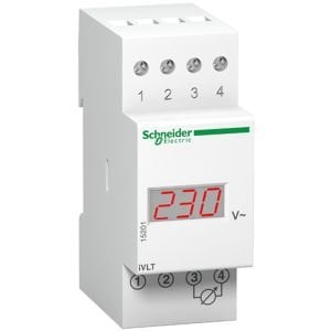 Schneider Electric 15201 modular digital voltmeter iVLT - 230V - 0..600V