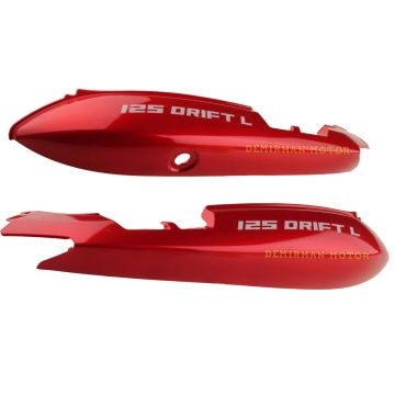 Mondial Drift L 125 Sele Altı Yan Kapak Takımı Kırmızı