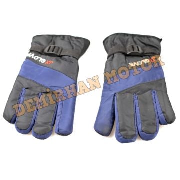 Motosiklet Eldiveni Glove Standart Beden Mavi