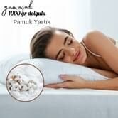 1 Adet %100 Pamuk Dolgulu  50*70  Pamuk Yastık