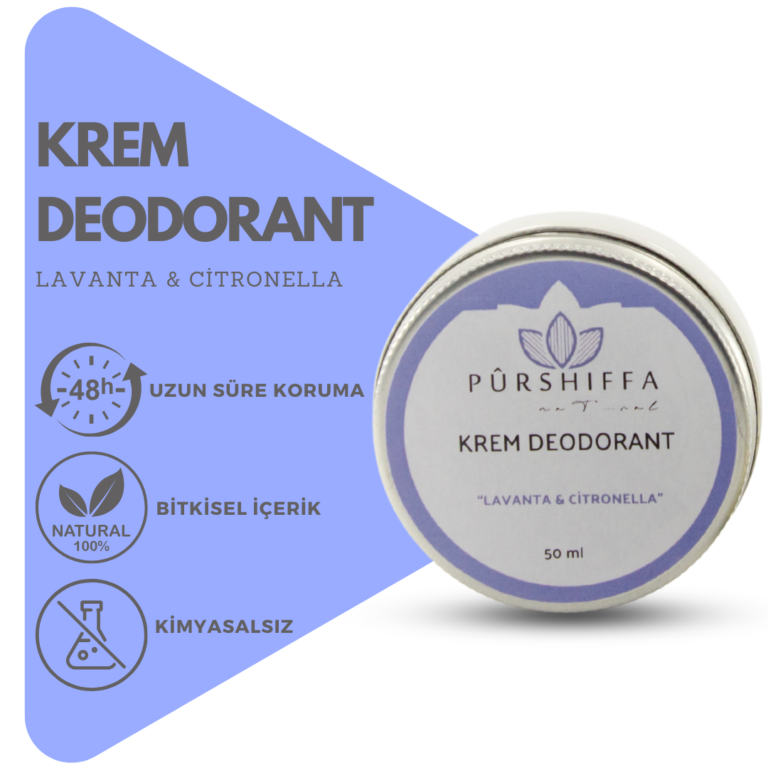 Krem Deodorant  (Lavanta & Citronella) 50 ml