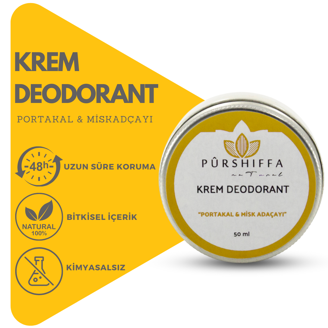 Krem Deodorant (Portakal & Misk Adaçayı) 50 ml