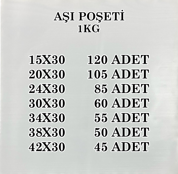 Aşı Poşeti 1kg