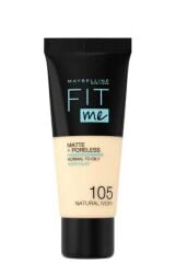 MAYBELLINE NEW YORK FIT ME MATTE + PORELESS FONDÖTEN NATURAL IVORY 105