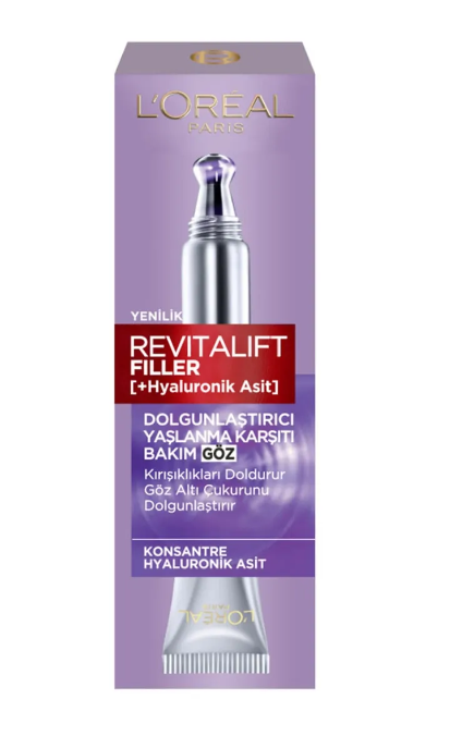 L'Oreal Paris Revitalift Filler Yüz Için Göz Kremi 15 ml