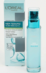 L'Oreal Paris Nem Terapisi Aloe Vera Suyu Normalden Karmaya Ciltler Için Su Bazlı Günlük Bakım 70ml