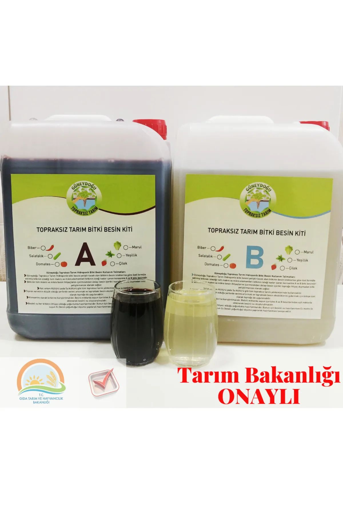 TOPRAKSIZ TARIM GENEL(SPACİAL) 5 LT. A VE B BESİNİ HİDROPONİK