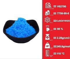 Bakır II Sülfat Pentahidrat - Copper II Sulfate Pentahydrate 1KG