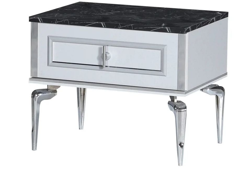 ORLANDO YATAK ODASI TAKIMI (METALIK KROM - LOTUS)