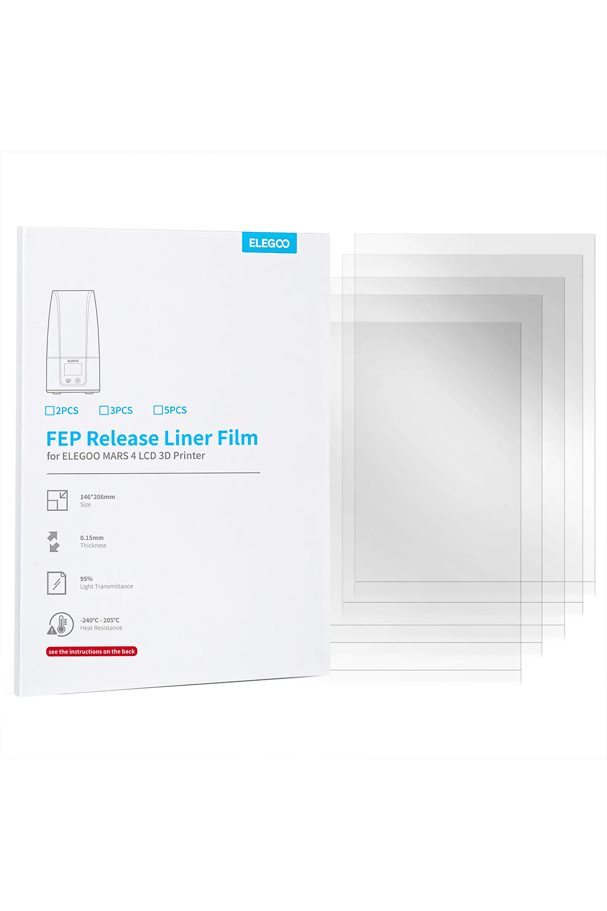 ELEGOO FEP 5 Film (Mars 4)
