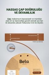 Beta PLA+ Filament Brown