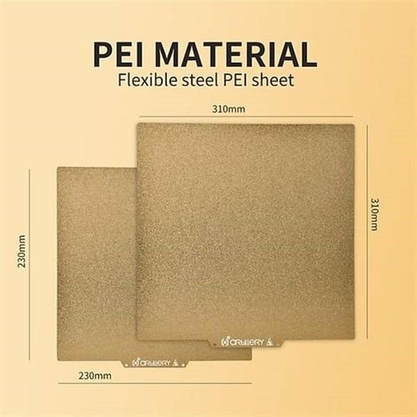 Artillery Esnek Çelik Manyetik PEI Tabla 230x230mm