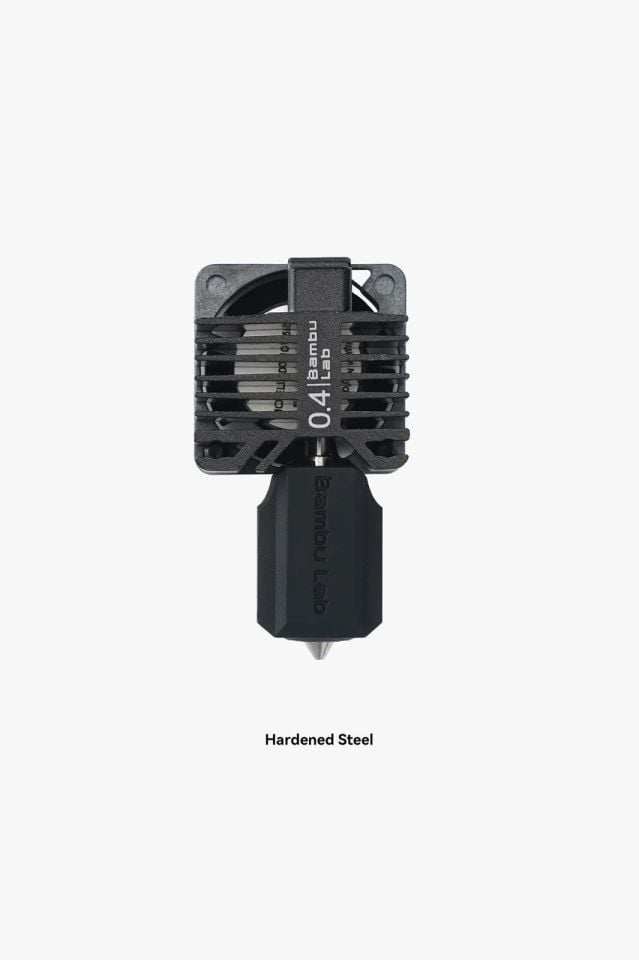 Bambu Lab Complete Hotend Assembly With Hardened Steel Nozzle 0.4 mm X1C