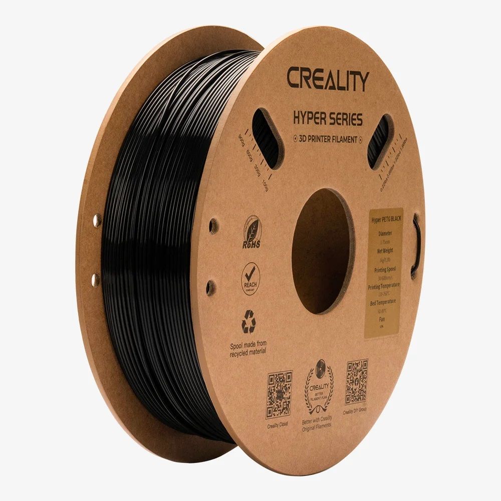 Creality Hyper PETG Filament Siyah 1.75mm 1kg