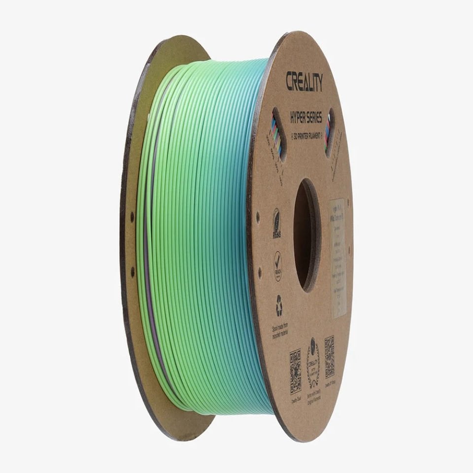 Creality Hyper PLA Gökkuşağı Filament Wild Blossom - Short 1.75mm 1kg