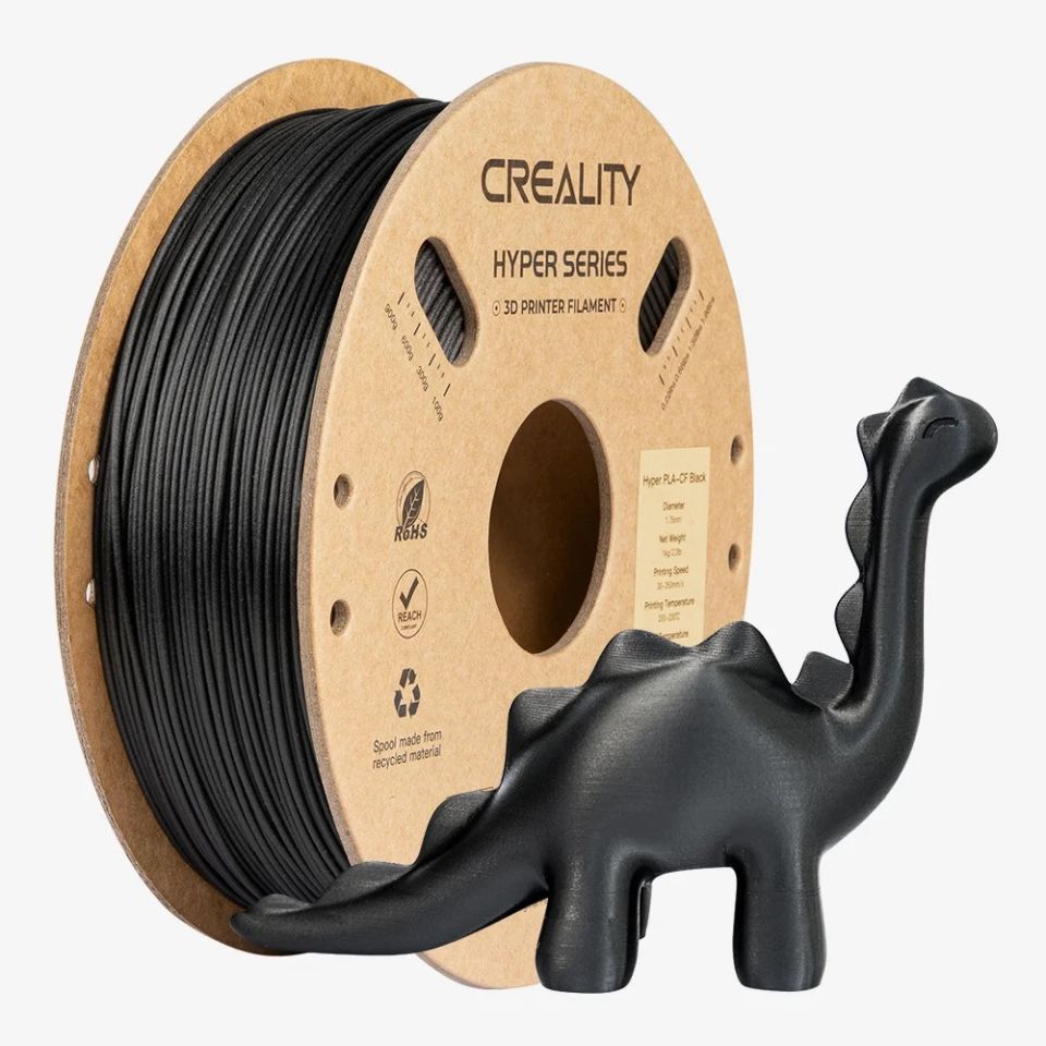 Creality Hyper PLA Karbon Fiber Filament Siyah 1.75mm 1kg