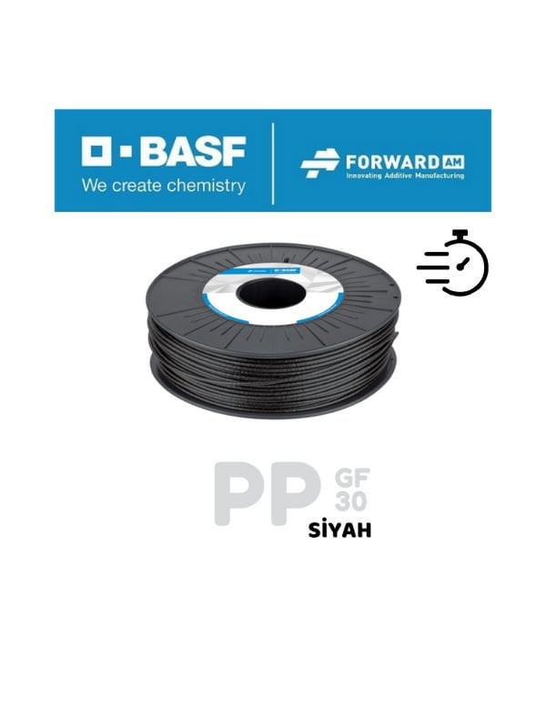 BASF Ultrafuse PP GF30 Siyah Filament