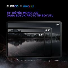 ELEGOO 10'' 8K Mono LCD (Saturn 2 ve Saturn 8K)