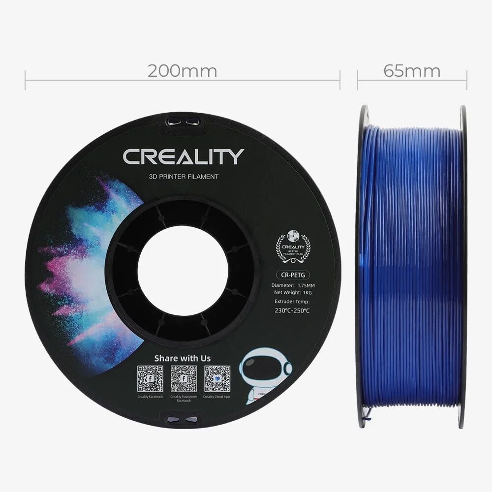 Creality CR-PETG Filament Mavi 1.75mm 1kg