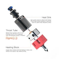 Creality Spider Hotend Kit - Yüksek Sıcaklık ve Yüksek Hızlı Hotend