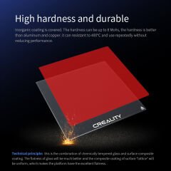 Creality Ender-5 Pro/ Ender-3 Pro Karborandum Cam Platform 235*235*4mm