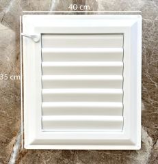 Ubm 35x40 Banyo Wc Havalandırma Menfezi Yapışkanlı (Cam Menfez Hediyeli)