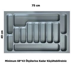 LİDER 75*49 Çekmece İçi Kaşıklık,(68*43 Ölçüsüne Küçülebilir)