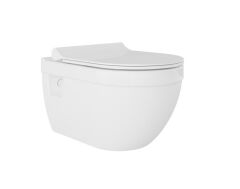 Seramiksan Neon Rim-Out Asma Klozet+Duroplast Kapak+VitrA Gömme Rezervuar Set