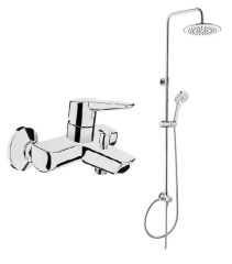 Artema 3c Duş Sistemi A45786 + Solid S Banyo Bataryası Set