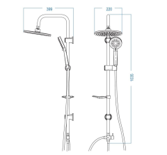 Artema Minimax S Banyo + Lavabo + Eviye Bataryası + Duxxa Como Tepe Duş Seti