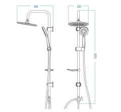 Artema Minimax S Banyo Bataryası + Duxxa Como Tepe Duş Seti