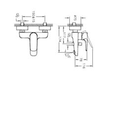 Artema X-Line Banyo Bataryası A42324 + Artema Samba 3F El Duş Takımı A45679STA Set