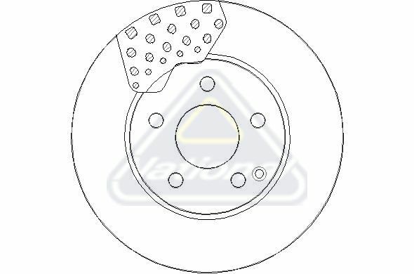 OPTIMAL FREN DİSKİ 204 ÖN C 180/200 (A2044210012)