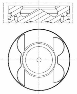 Mahle Motor Piston M642 83.50 (A6420303817)