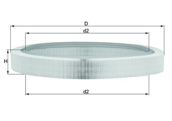 Mahle Knecht Hava Filtresi M102 Y.M (A0030943804)