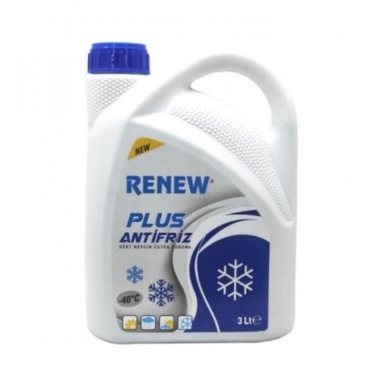 RENEW ANTİFİRİZ MAVİ ORGANİK 3 LİTRE -40 RNW M97B44 3L MNR4000