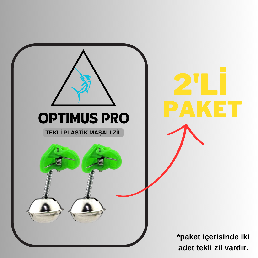 OPTIMUS PRO Olta Zili Plastik Kıskaçlı Pakette 2 Adet