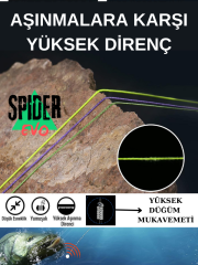 SPIDER EVO 8X 150 MT  SARI İP MİSİNA