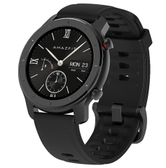 Amazfit GTR 42mm Akıllı Saat Siyah (OUTLET) (12 AY EVOFONE GARANTİLİ)