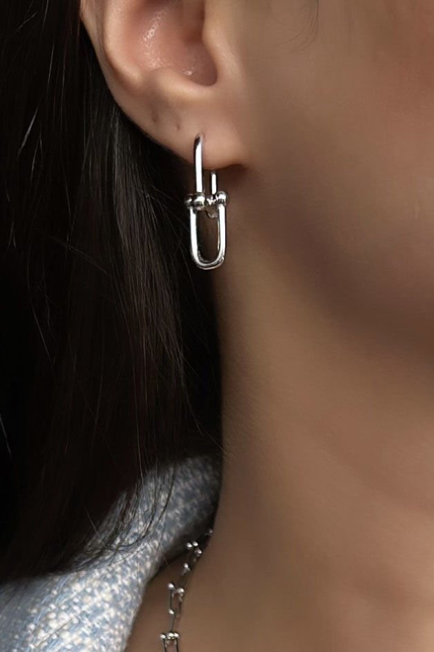 İthal Tiff Gümüş Küpe