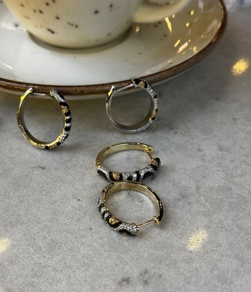 Tasarım İthal Gümüş Küpe