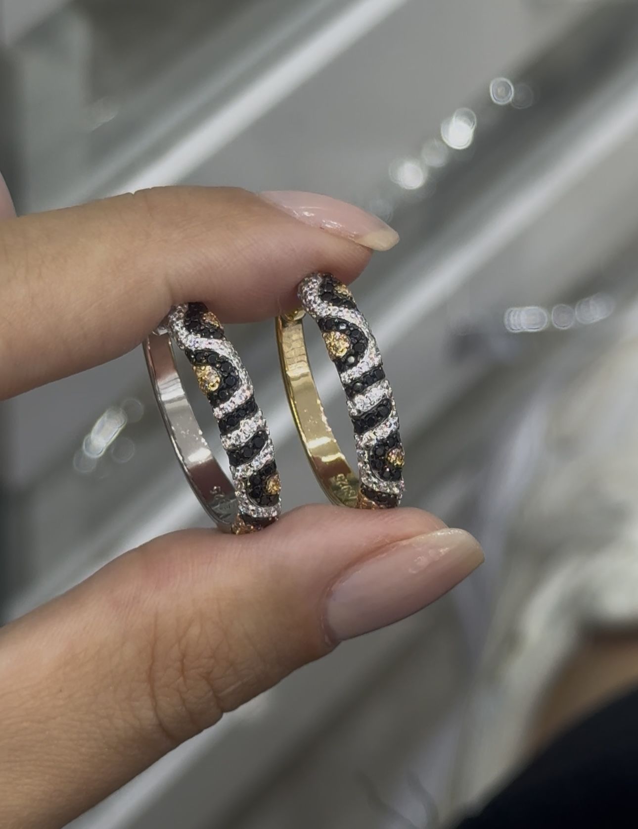 Tasarım İthal Gümüş Küpe