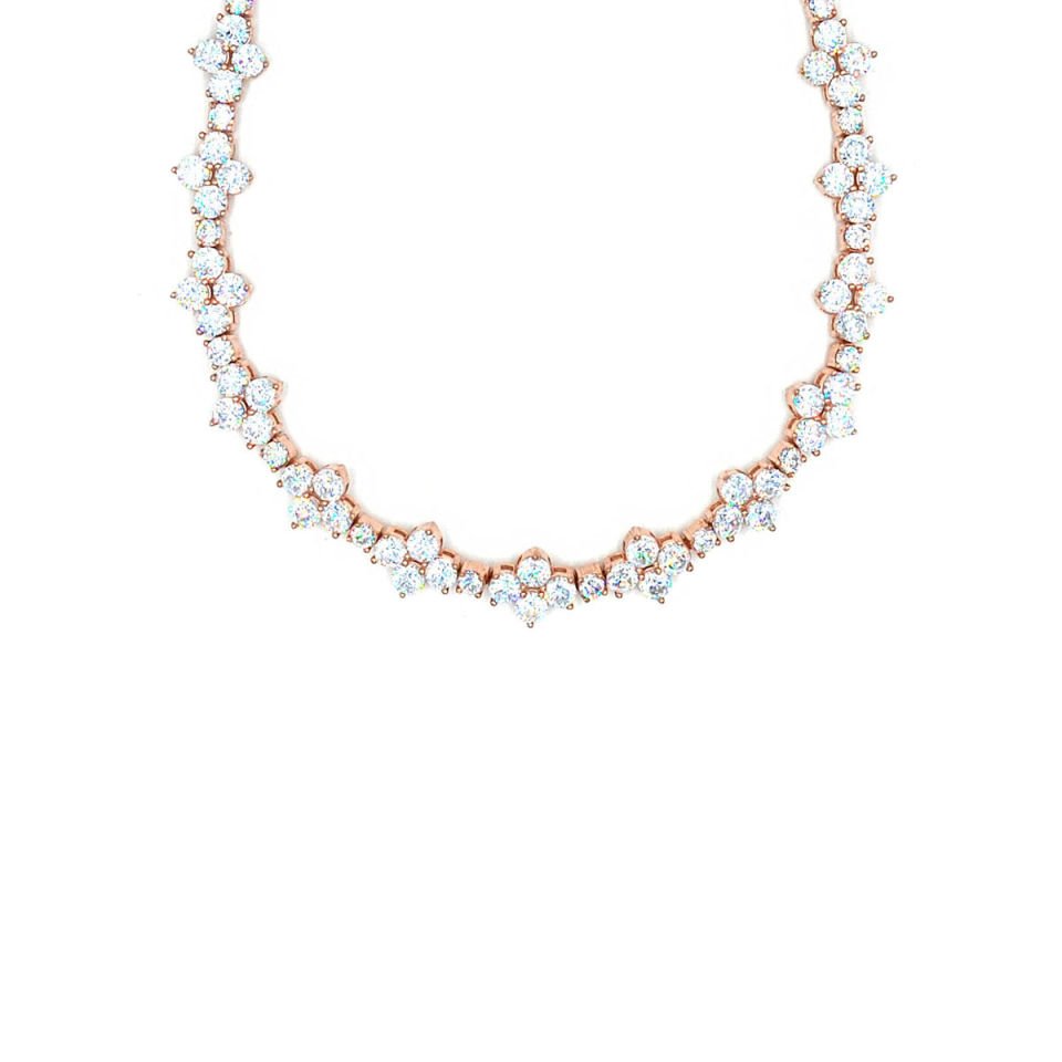Papatya Su Yolu Gümüş Choker