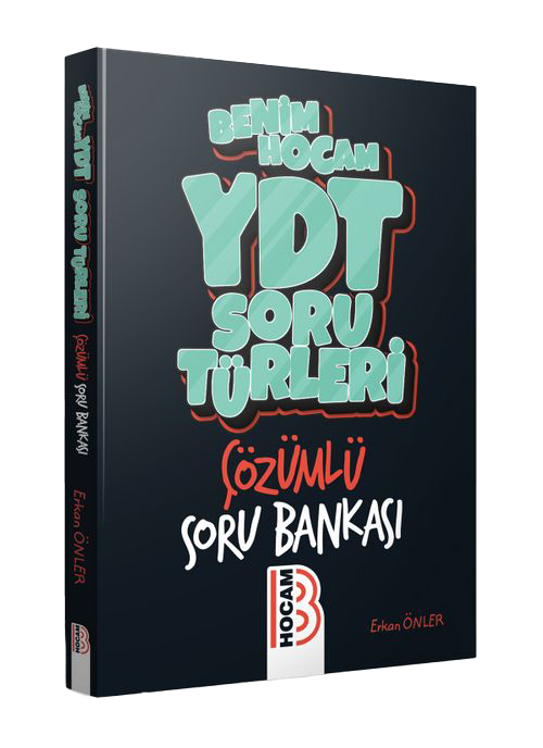 YDT Soru Türleri Çözümlü Soru Bankası | Erkan Önler Benim Hocam Yayınları