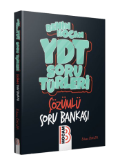 YDT Soru Türleri Çözümlü Soru Bankası | Erkan Önler Benim Hocam Yayınları