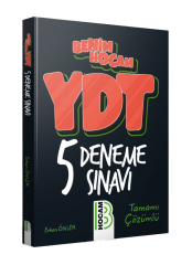 YDT - Tamamı Çözümlü 5 Deneme Sınavı | Erkan Önler Benim Hocam Yayınları