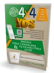 Pelikan 4x4 YDS Seti 1. Kitap Cümle Tamamlama, Çeviri ve Eş Anlamlı Cümle