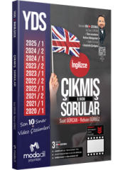 Modadil Yayınları YDS İngilizce Çıkmış Sorular Tamamı Video Çözümlü